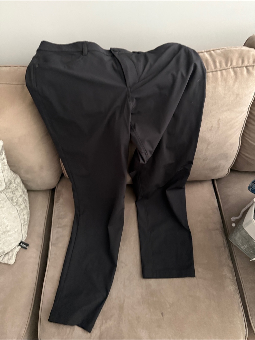 lululemon athletica Men's Black Chinos